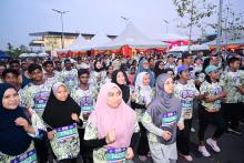 PROGRAM FUN RUN DAN HARI TANPA KENDERAAN DI KOTA EMERALD RAWANG