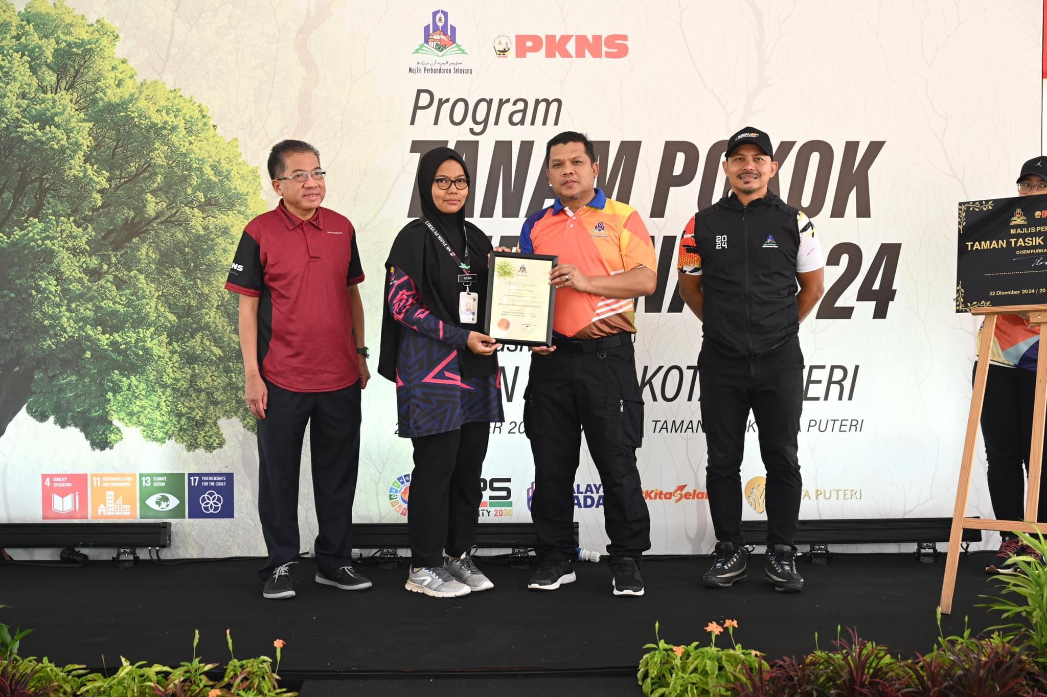 PROGRAM TANAM POKOK PERDANA 2024 DAN PERASMIAN TAMAN TASIK KOTA PUTERI