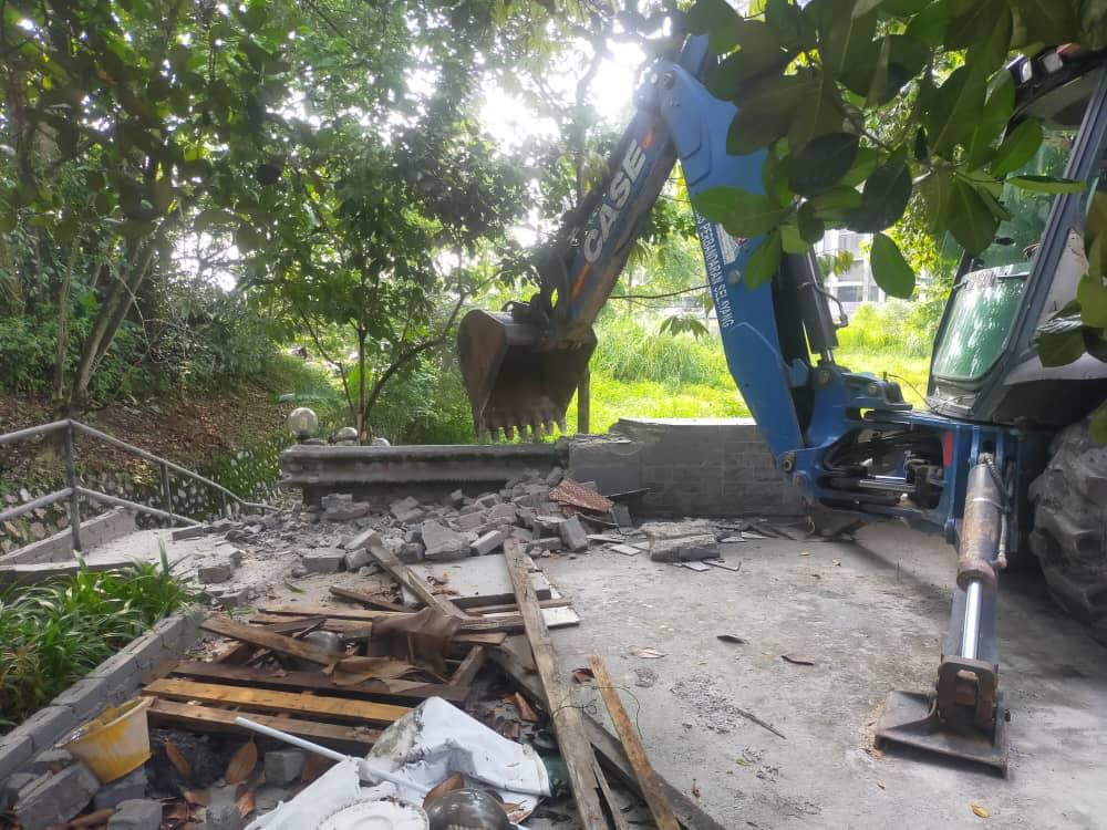 Operasi Perobohan Pembinaan Tanpa Kebenaran