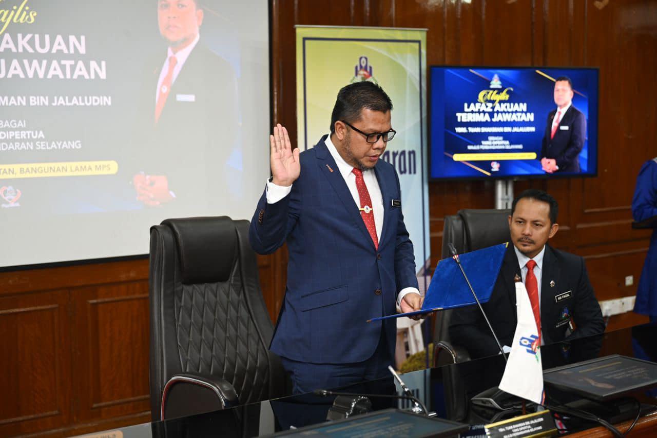 MAJLIS LAFAZ AKUAN TERIMA JAWATAN YDP