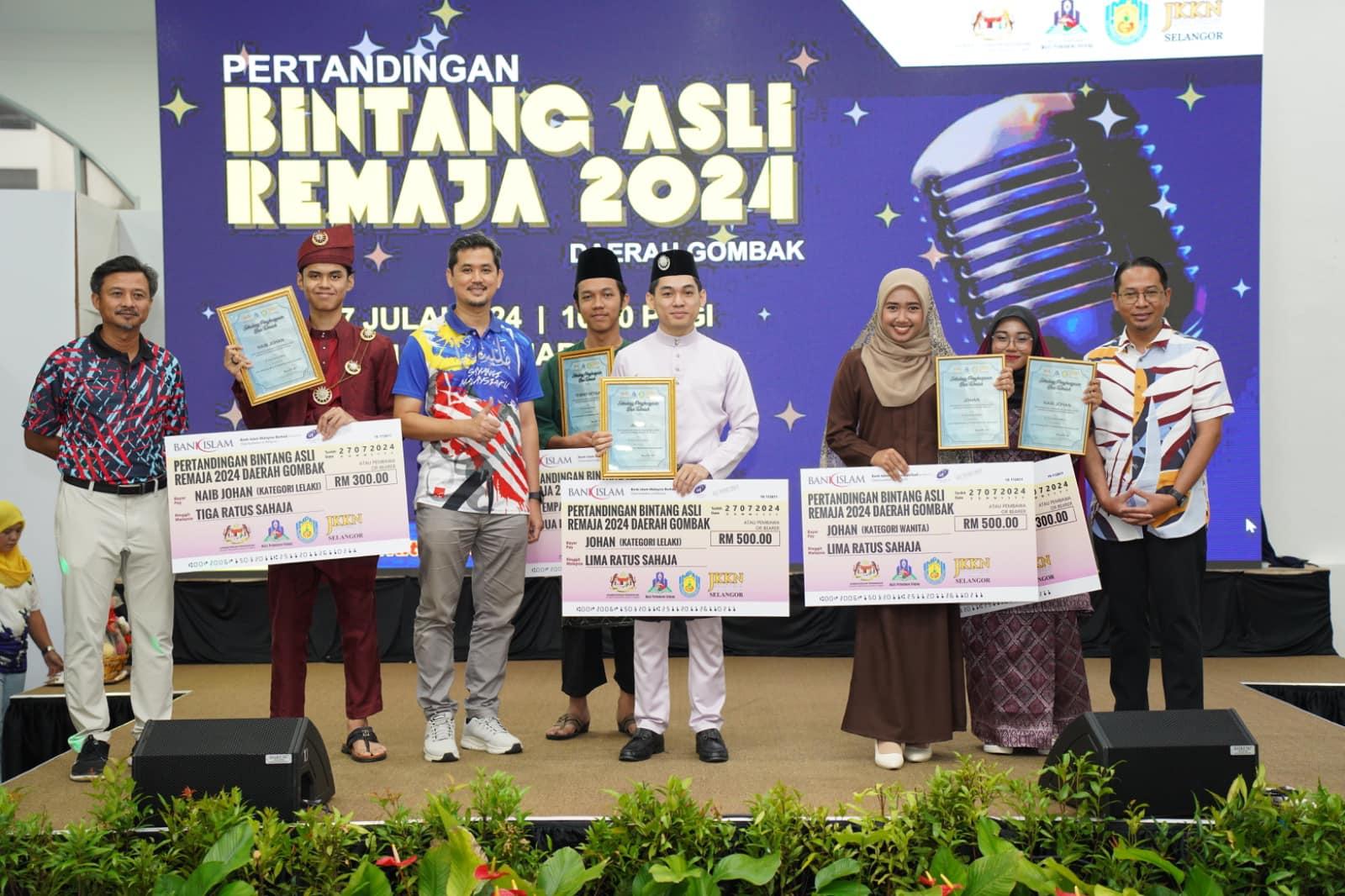 PERTANDINGAN BINTANG ASLI REMAJA 2024 PERINGKAT DAERAH GOMBAK