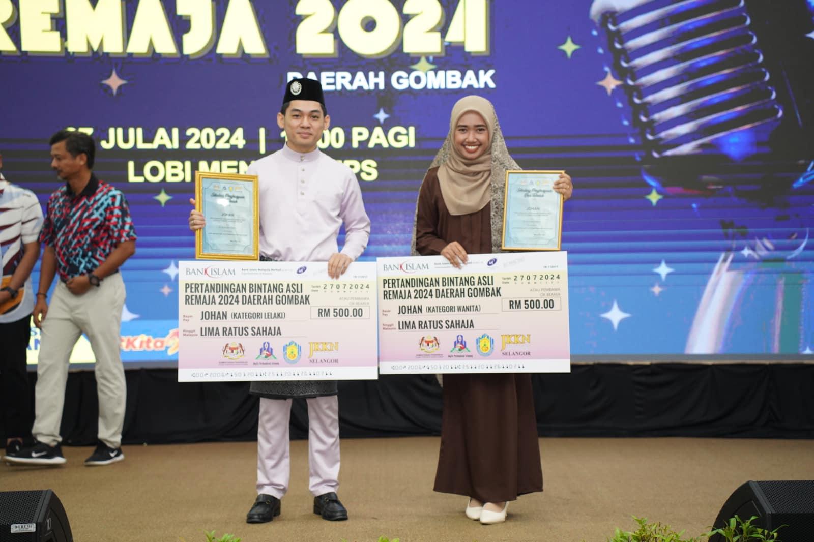 PERTANDINGAN BINTANG ASLI REMAJA 2024 PERINGKAT DAERAH GOMBAK