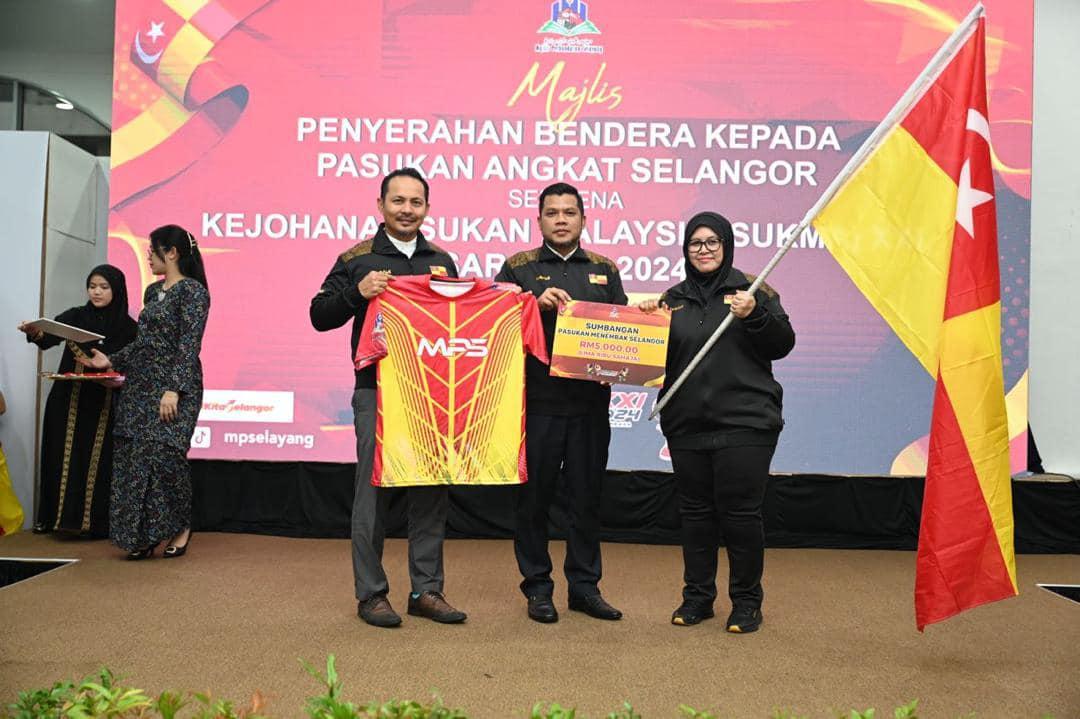 PENYERAHAN BENDERA BAGI KEJOHANAN SUKAN MALAYSIA (SUKMA) 2024 KE-21