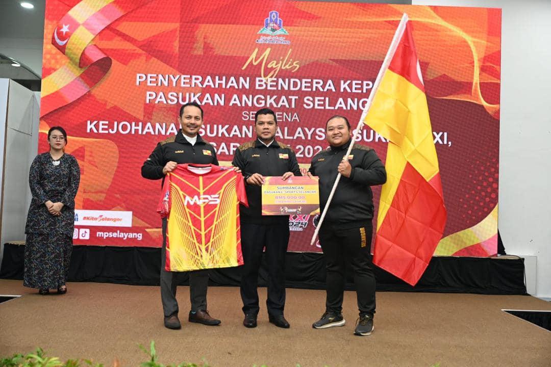 PENYERAHAN BENDERA BAGI KEJOHANAN SUKAN MALAYSIA (SUKMA) 2024 KE-21