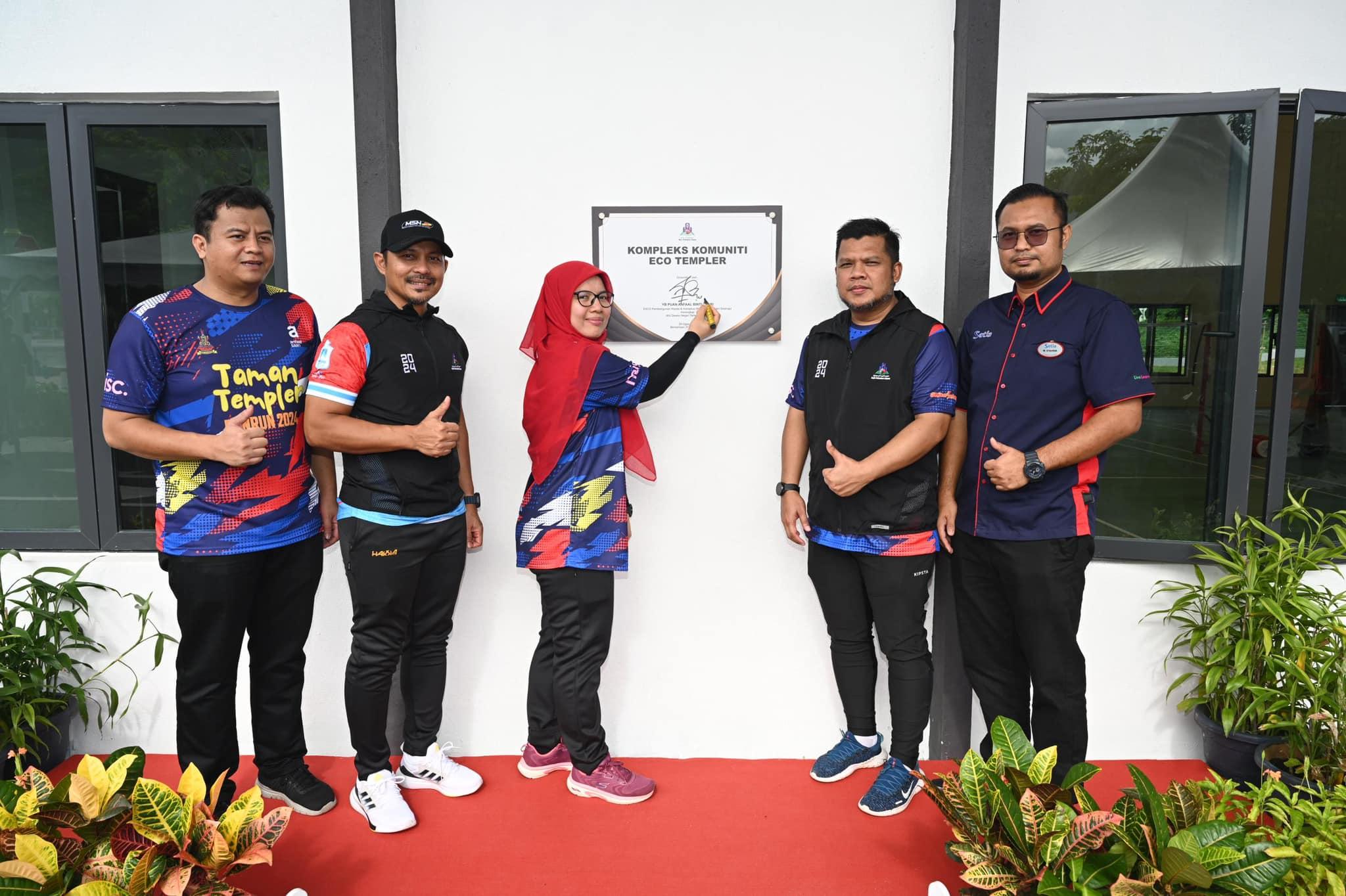 MAJLIS PERASMIAN KOMPLEKS KOMUNITI ECO TEMPLER
