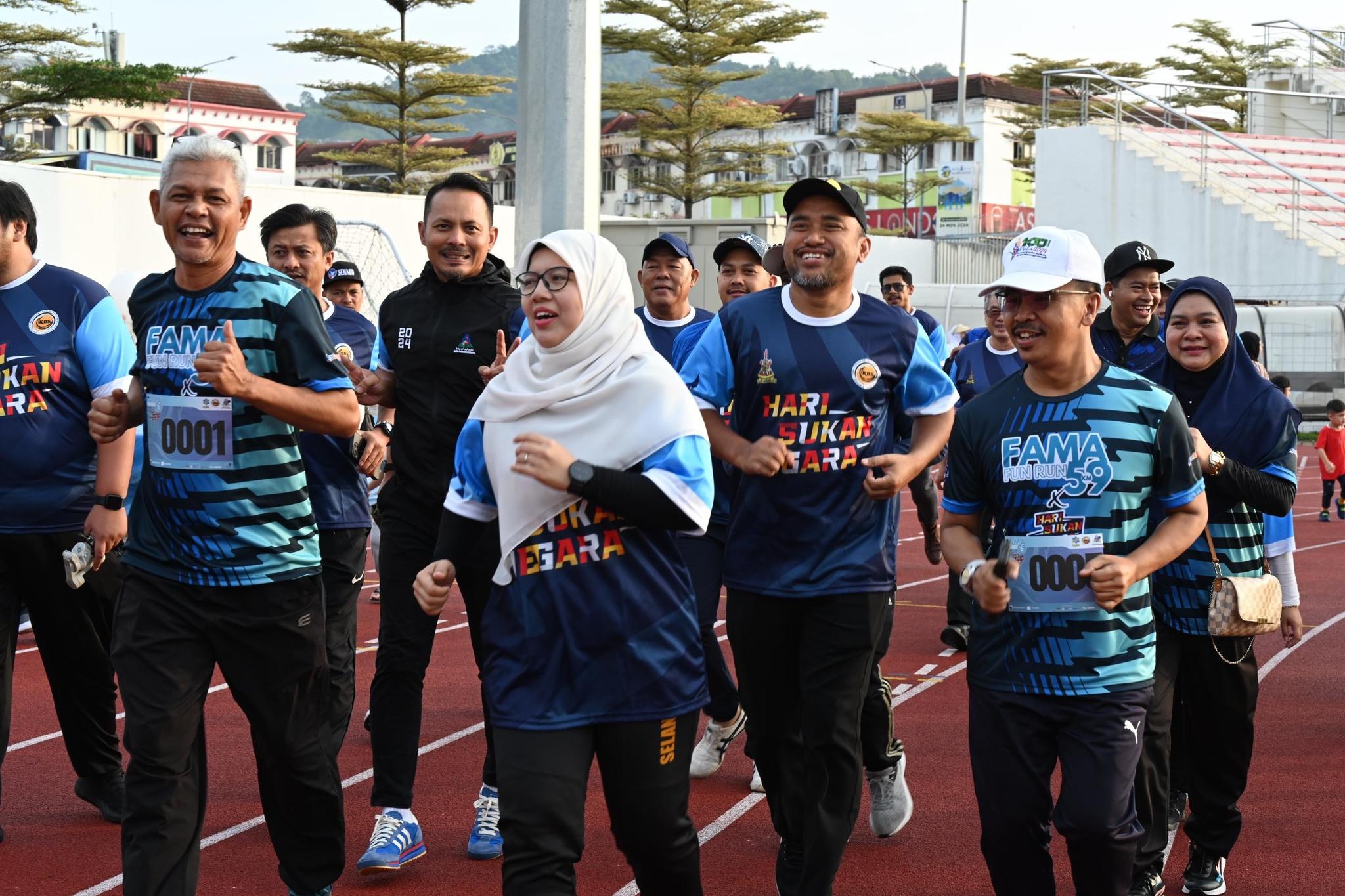 SAMBUTAN HARI SUKAN NEGARA PERINGKAT DAERAH GOMBAK 2024