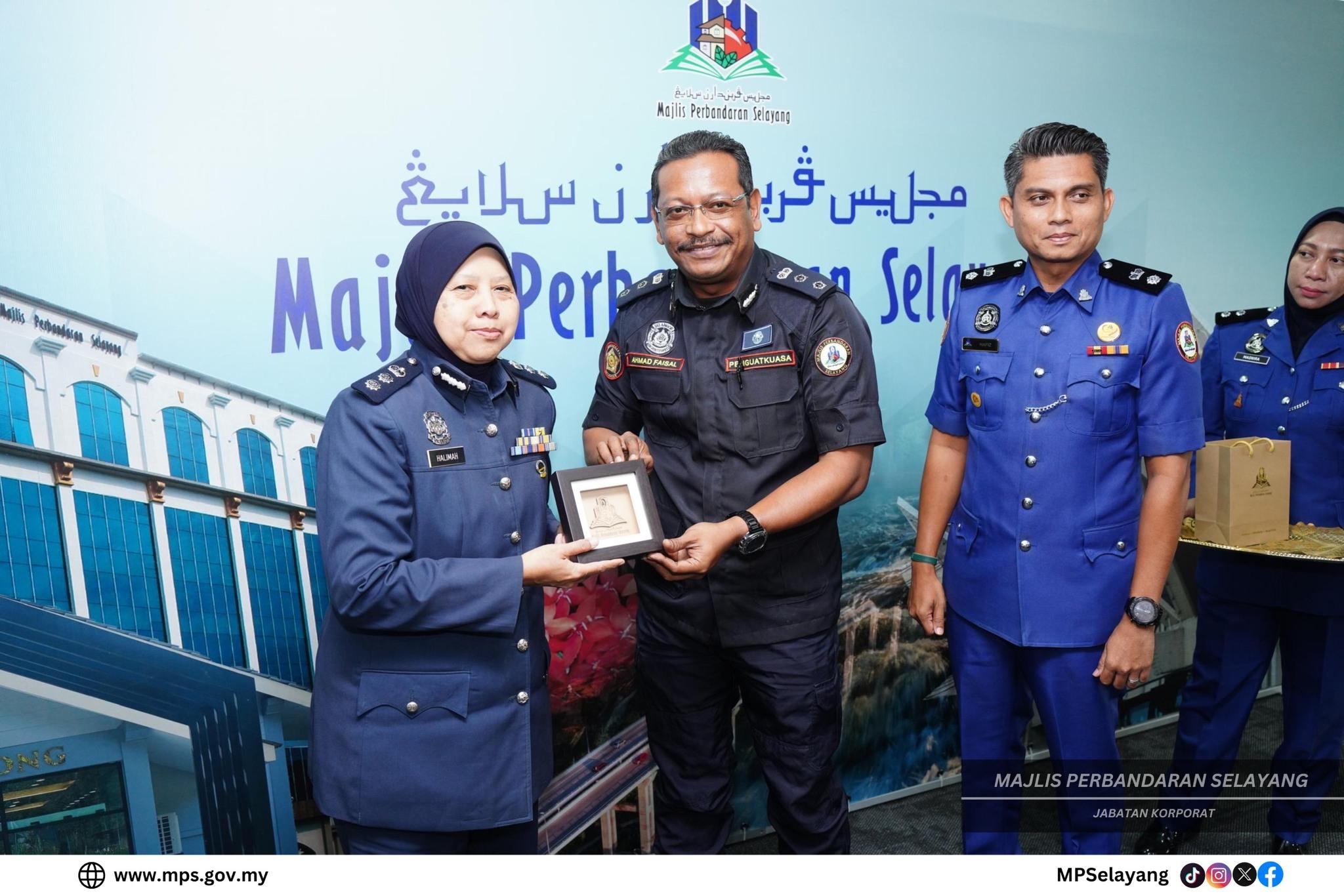 LAWATAN KERJA JABATAN KASTAM DIRAJA MALAYSIA KE MAJLIS PERBANDARAN SELAYANG
