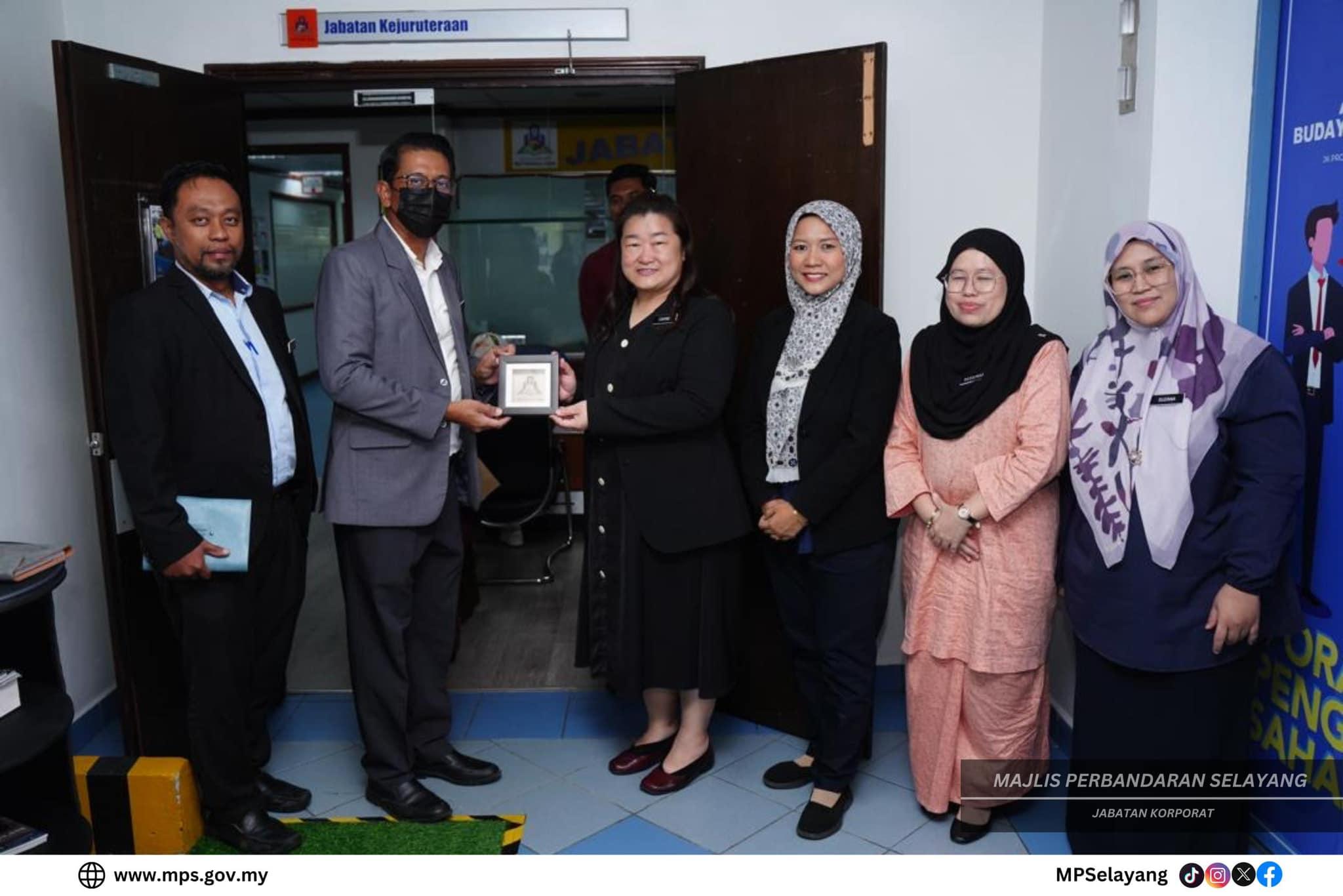 KUNJUNG HORMAT JABATAN PERAIRAN DAN SALIRAN MALAYSIA (JPS) KE MPS