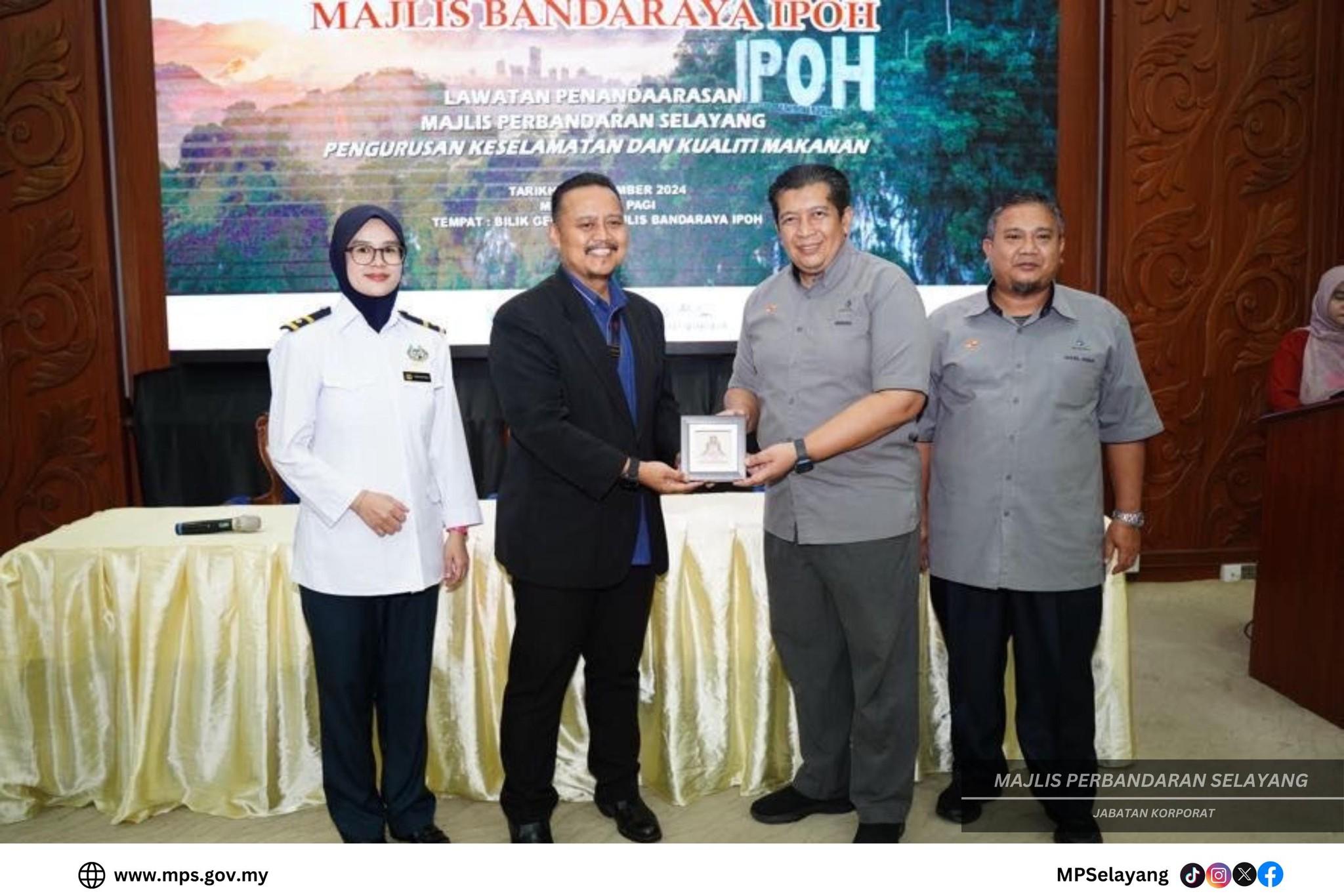 LAWATAN PENANDA ARAS MPS KE MAJLIS PERBANDARAN IPOH