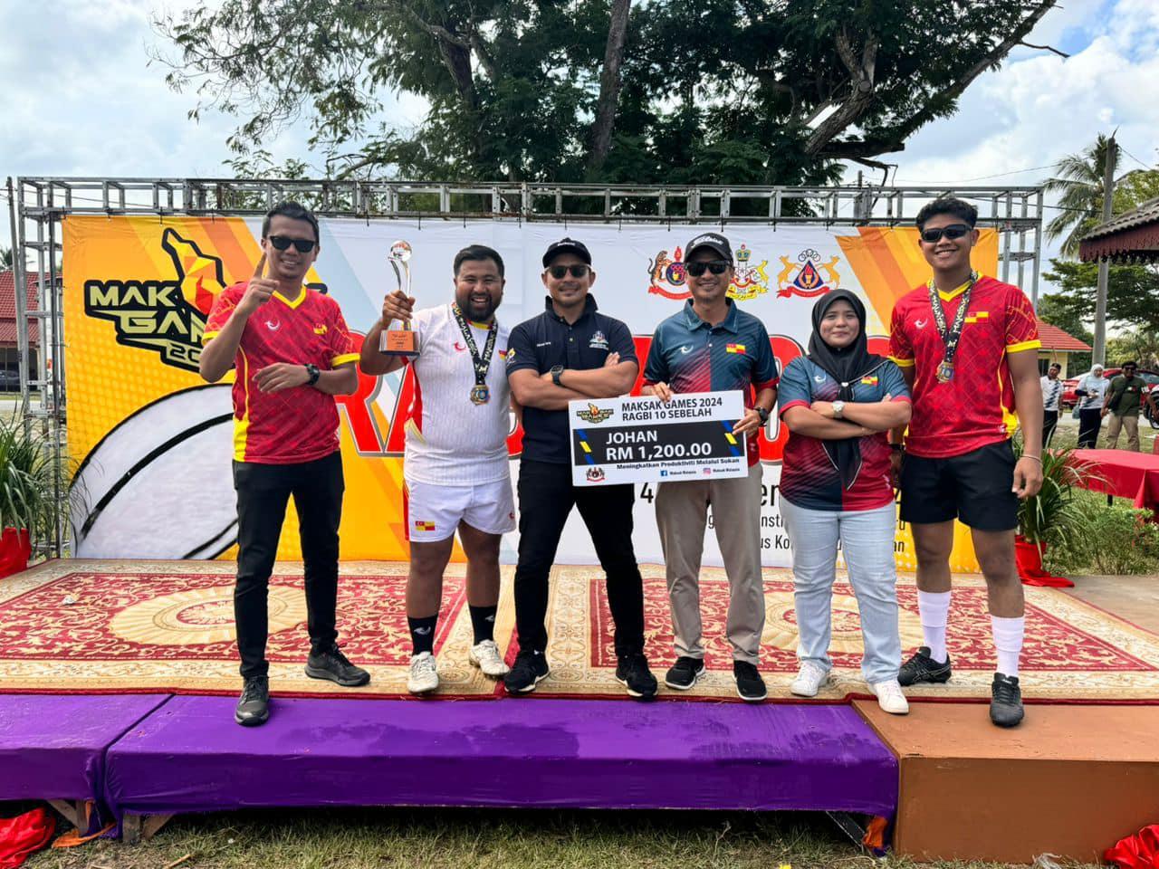PASUKAN RAGBI MAKSAK SELANGOR JUARA KEJOHANAN MAKSAK GAMES 2024