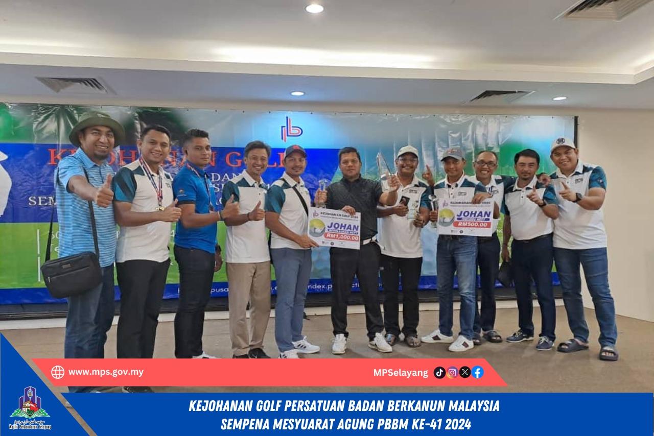 KEJOHANAN GOLF PERSATUAN BADAN BERKANUN MALAYSIA SEMPENA MESYUARAT AGUNG PBBM KE-41 2024