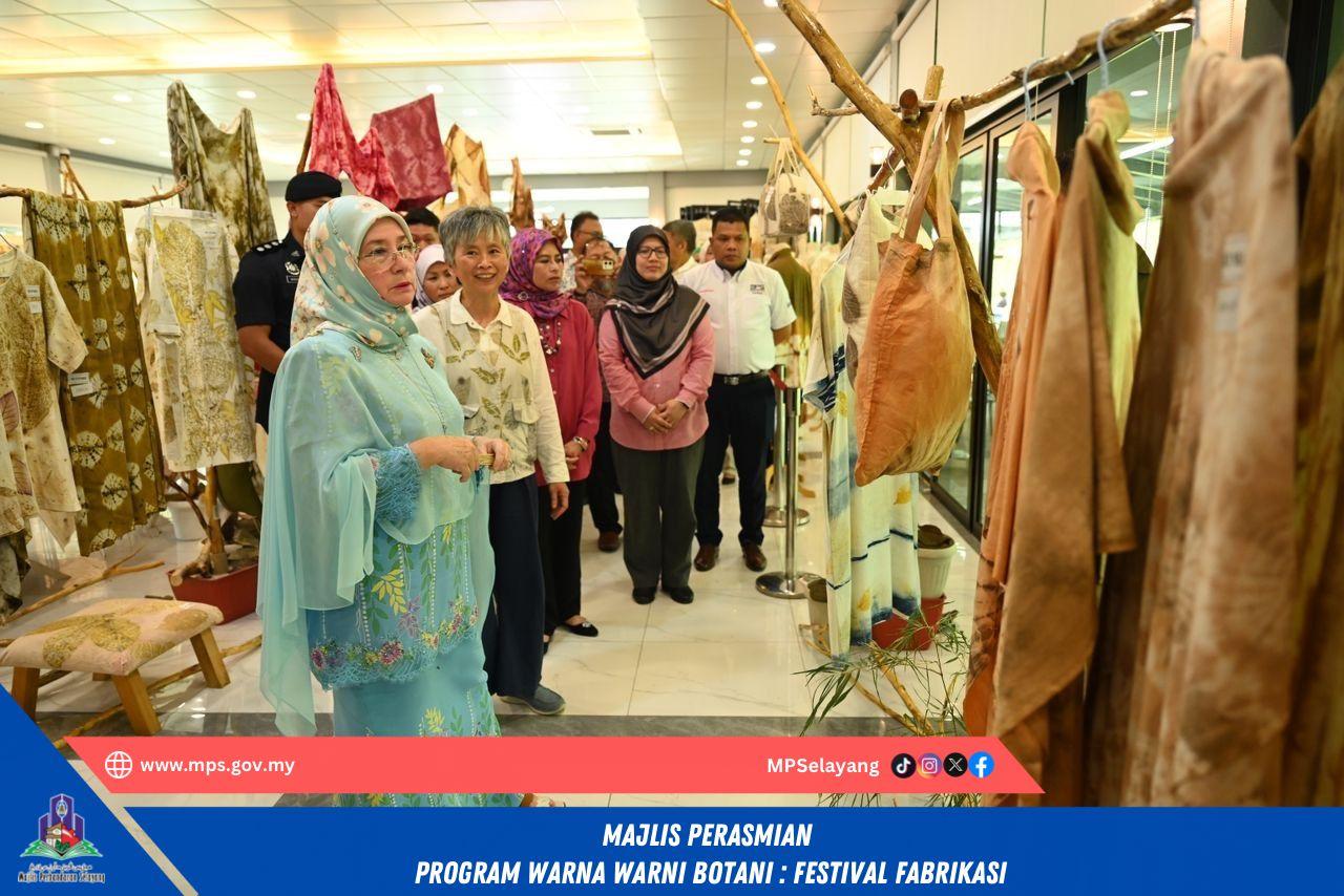 MAJLIS PERASMIAN PROGRAM WARNA WARNI BOTANI FESTIVAL FABRIKASI
