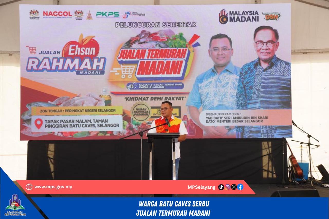 WARGA BATU CAVES SERBU JUALAN TERMURAH MADANI