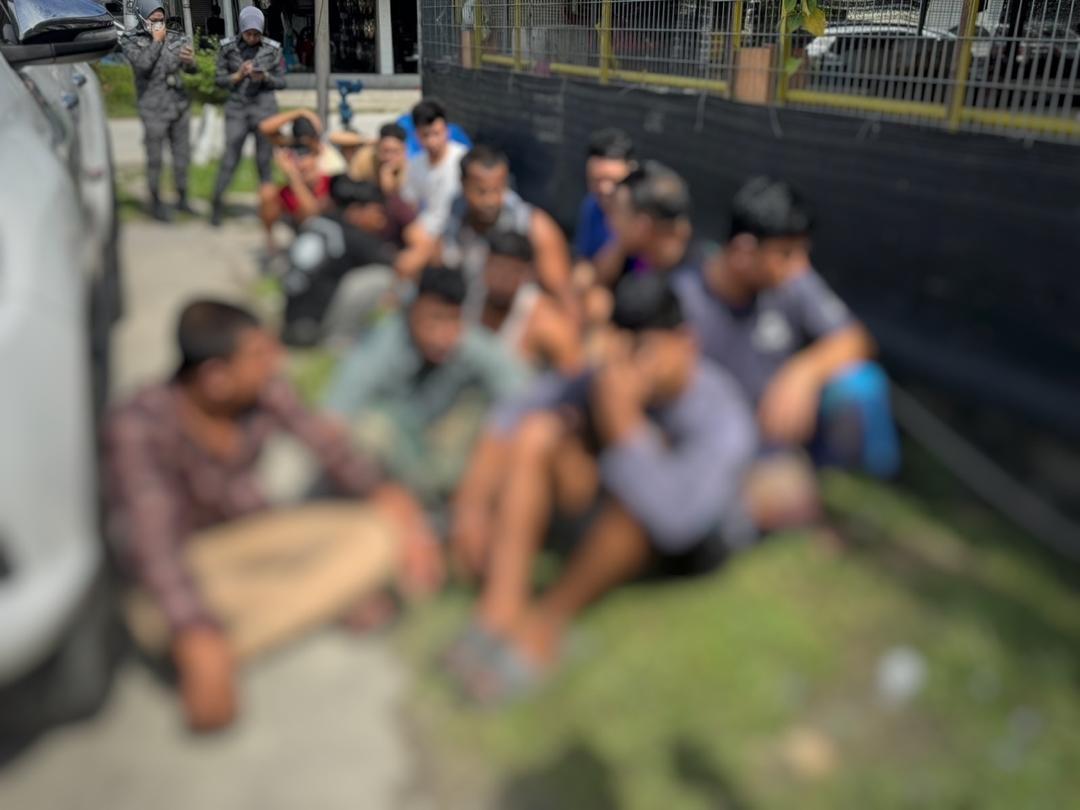 OPERASI PENIAGA WARGA ASING DI KAWASAN MATANG PAGAR, SUNGAI BULOH