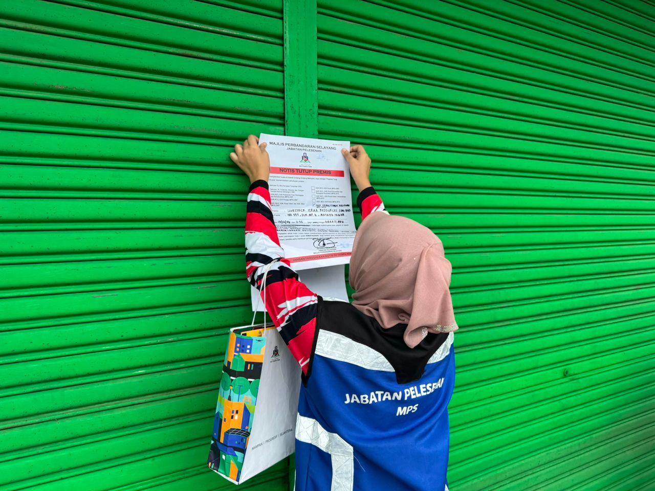 OPERASI PENIAGA WARGA ASING DI KAWASAN MATANG PAGAR, SUNGAI BULOH