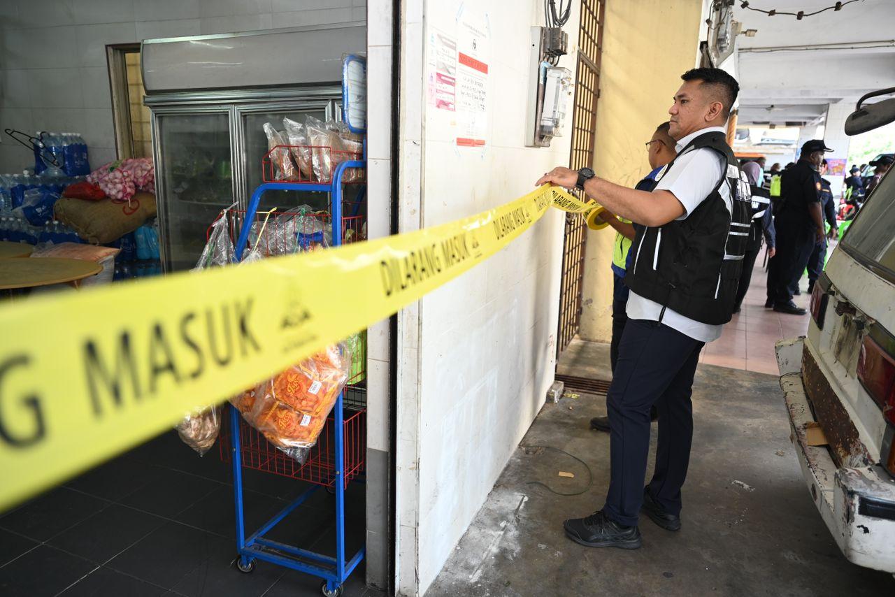 OPERASI PENIAGA WARGA ASING DI KAWASAN MATANG PAGAR, SUNGAI BULOH