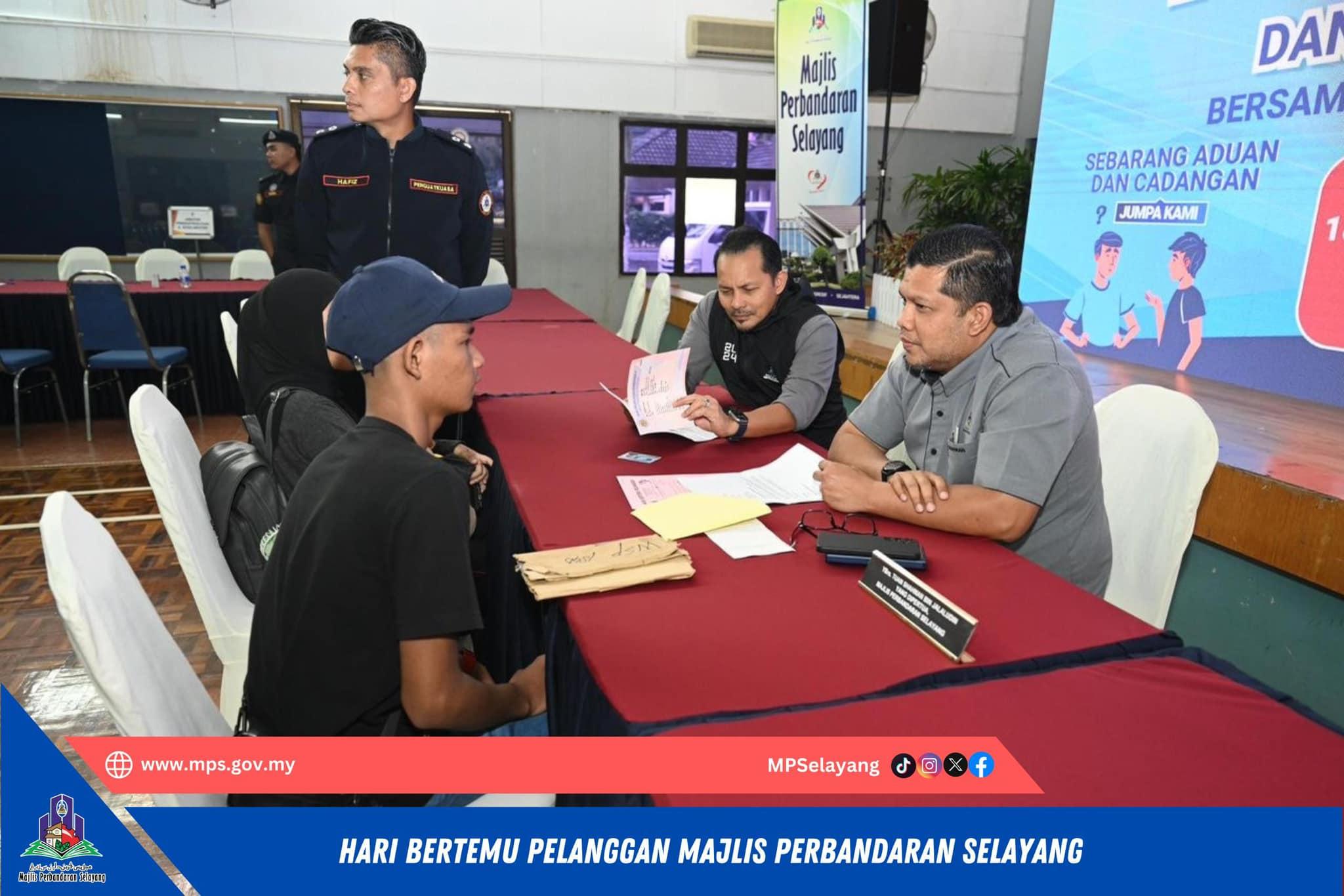 PROGRAM HARI BERTEMU PELANGGAN MAJLIS PERBANDARAN SELAYANG