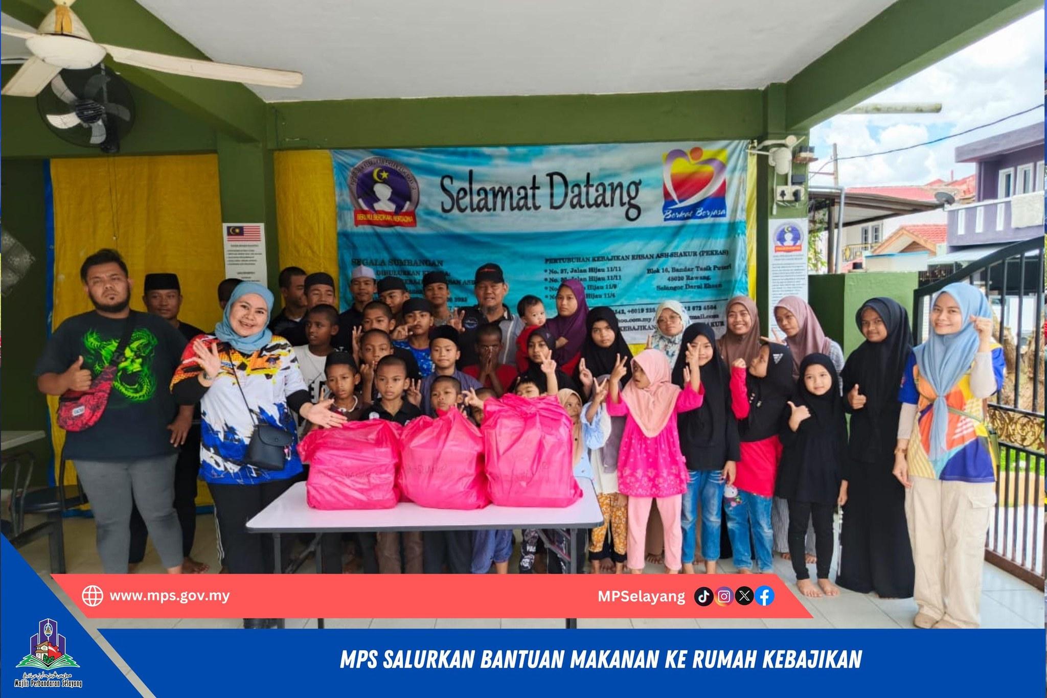 MPS SALURKAN BANTUAN MAKANAN KE RUMAH KEBAJIKAN