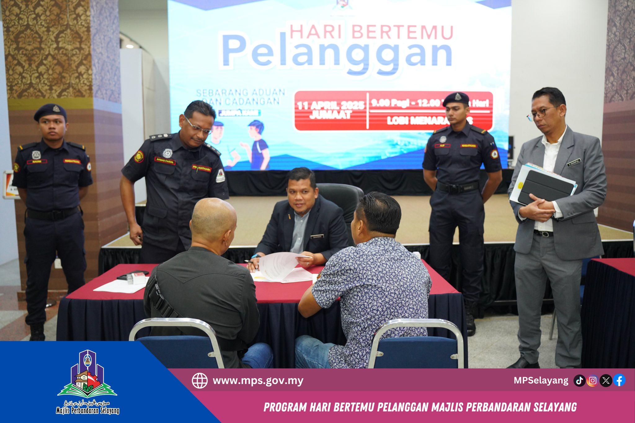 PROGRAM HARI BERTEMU PELANGGAN MAJLIS PERBANDARAN SELAYANG