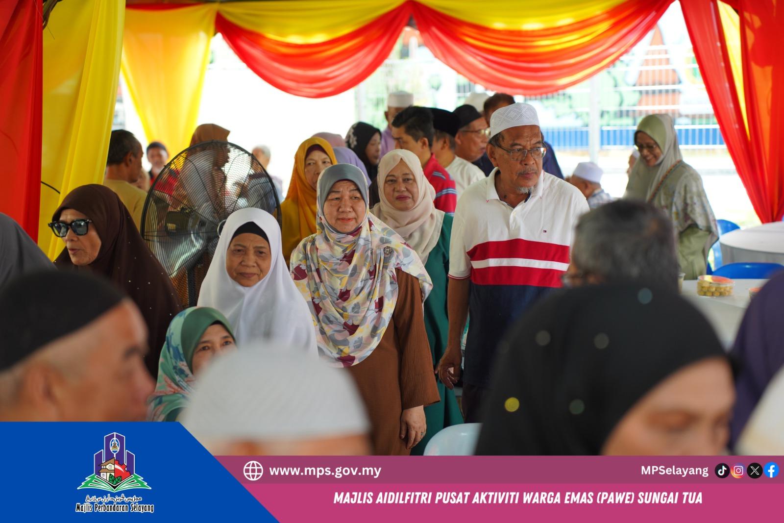 MAJLIS JALINAN AIDILFITRI PUSAT AKTIVITI WARGA EMAS (PAWE) SG. TUA