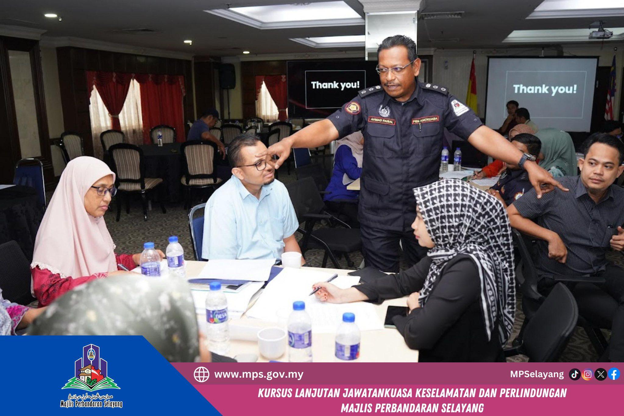KURSUS LANJUTAN JAWATANKUASA KESELAMATAN & PERLINDUNGAN MPS