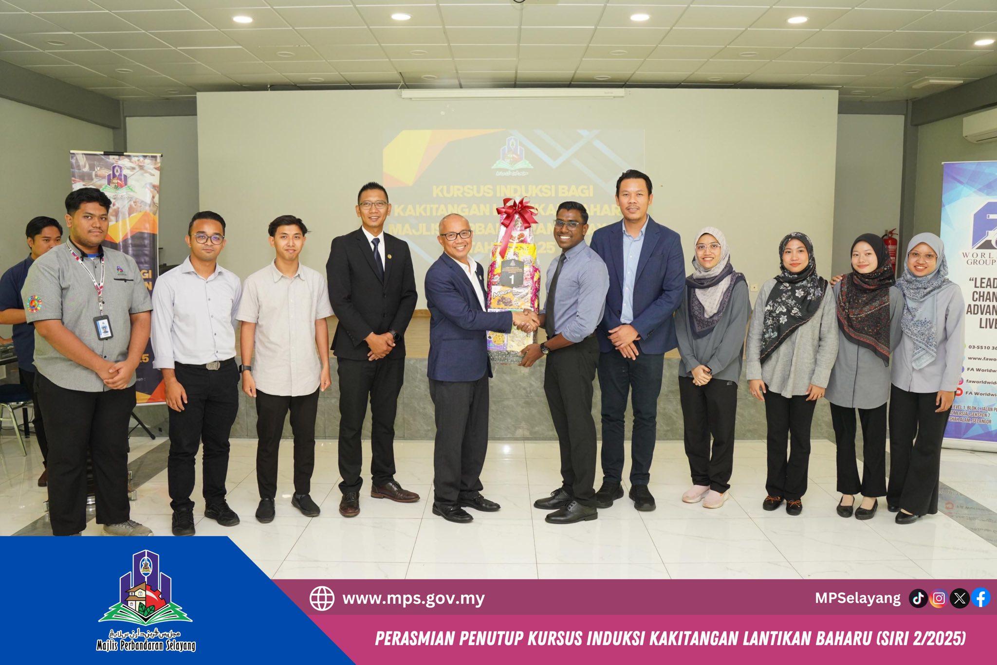 PERASMIAN PENUTUP KURSUS INDUKSI KAKITANGAN LANTIKAN BAHARU MPS 2025