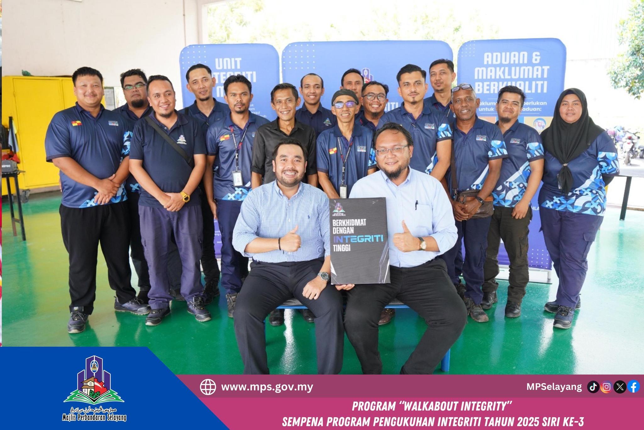 PROGRAM _WALKABOUT INTEGRITY_ SEMPENA PROGRAM PENGUKUHAN INTEGRITI TAHUN 2025 SIRI KE-3