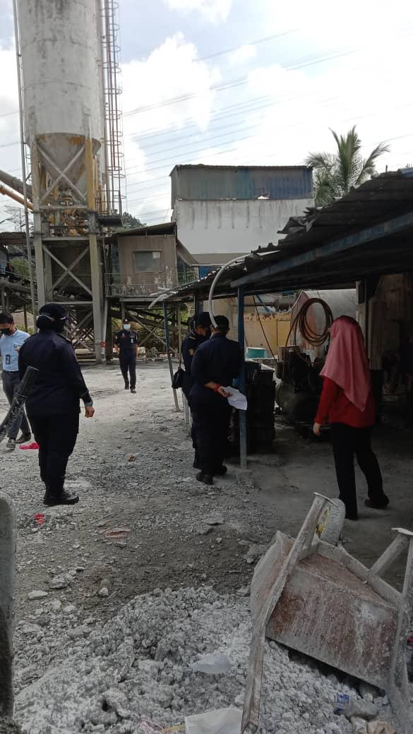 Aktiviti Batching Plant Tanpa Lesen