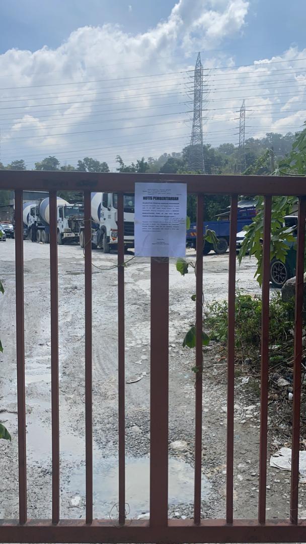 Aktiviti Batching Plant Tanpa Lesen