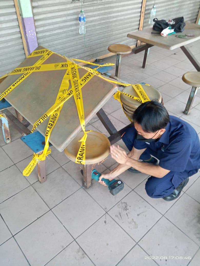 Isu Perletakan Kerusi Di Medan Selera MPS Taman Jasa, Sungai Tua