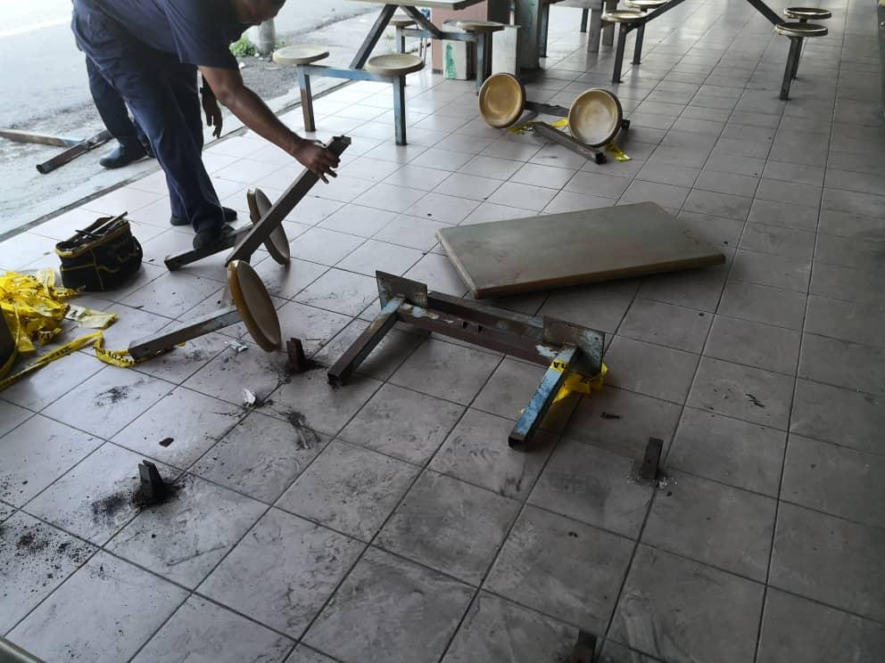 Isu Perletakan Kerusi Di Medan Selera MPS Taman Jasa, Sungai Tua