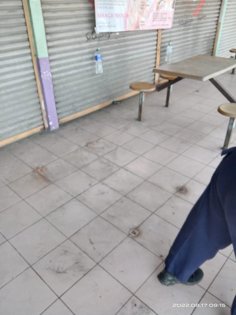 Isu Perletakan Kerusi Di Medan Selera MPS Taman Jasa, Sungai Tua