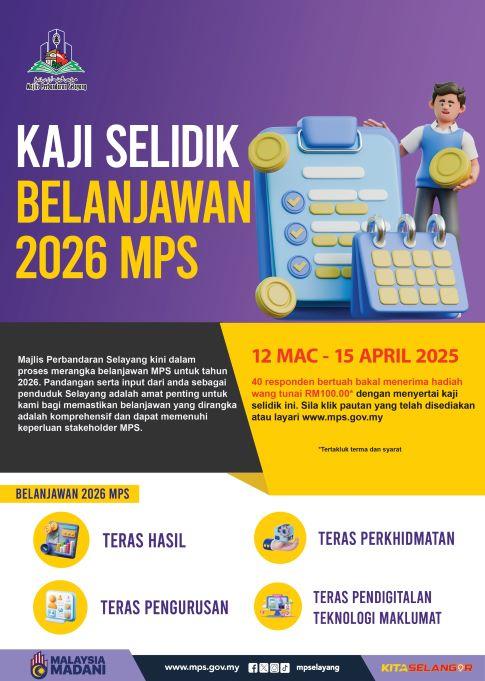 KAJI SELIDIK BELANJAWAN TAHUN 2026 MPS