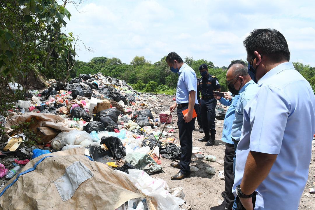 Kebakaran Tapak Pelupusan Sampah Haram