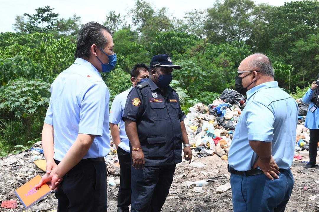 Kebakaran Tapak Pelupusan Sampah Haram