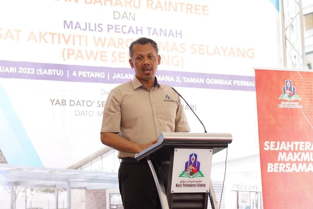 Majlis Perasmian Pembukaan Jalan Baharu Raintree Dan Majlis Pecah Tanah Pembinaan Pusat Aktiviti Warga Emas (PAWE) Selayang