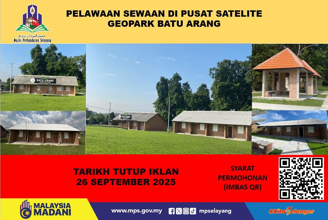 PELAWAAN SEWAAN PUSAT SATELITE GEOPARK BATU ARANG