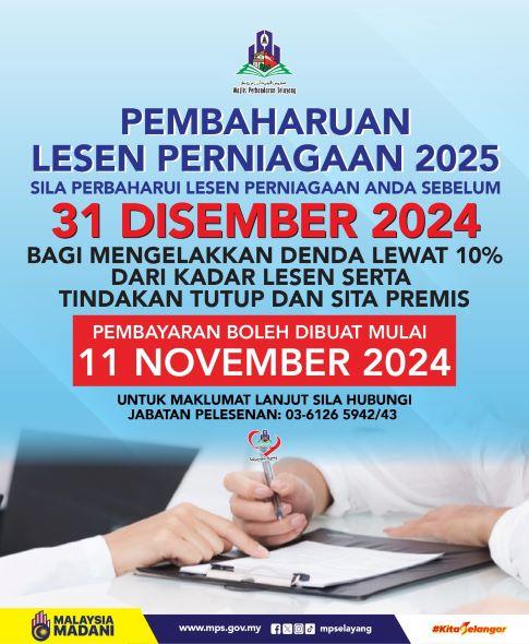 PEMBAHARUAN LESEN 2025