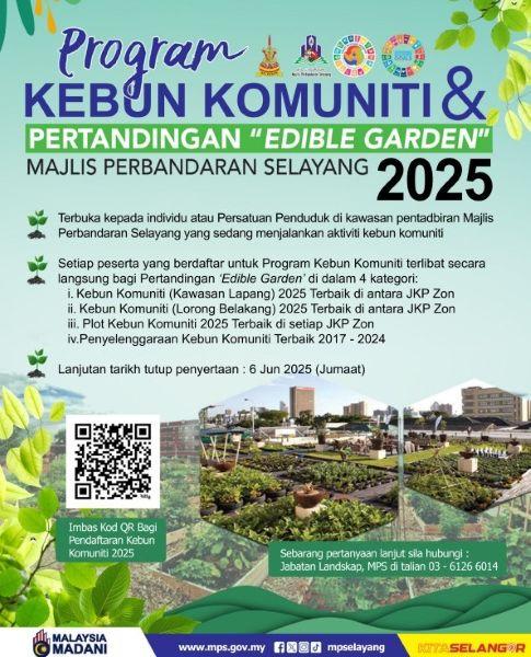 POSTER HEBAHAN PROGRAM KEBUN KOMUNITI