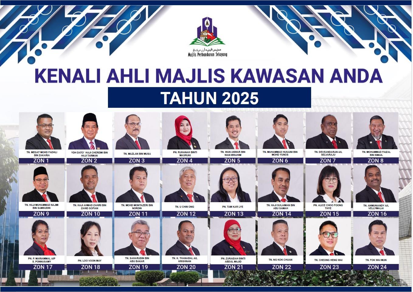 POSTER KENALI AHLI MAJLIS KAWASAN ANDA TAHUN 2025