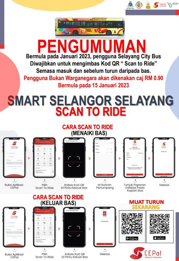 POSTER SCAN TO RIDE_SMART SELANGOR SELAYANG