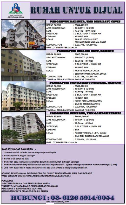 RUMAH UNTUK DIJUAL  14012025