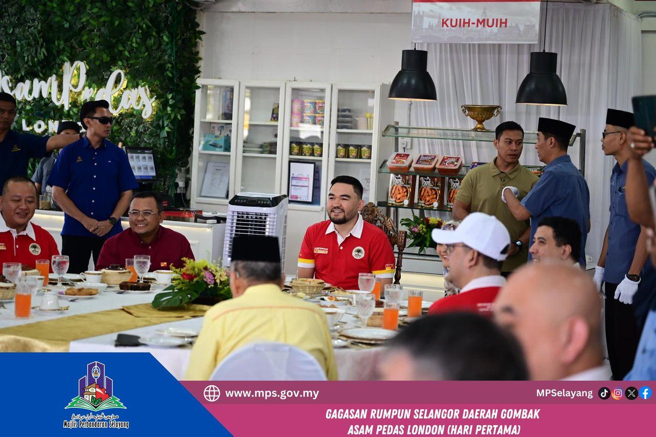 SANTAPAN PAGI DYTM RAJA MUDA SELANGOR DI RESTORAN ASAM PEDAS LONDON