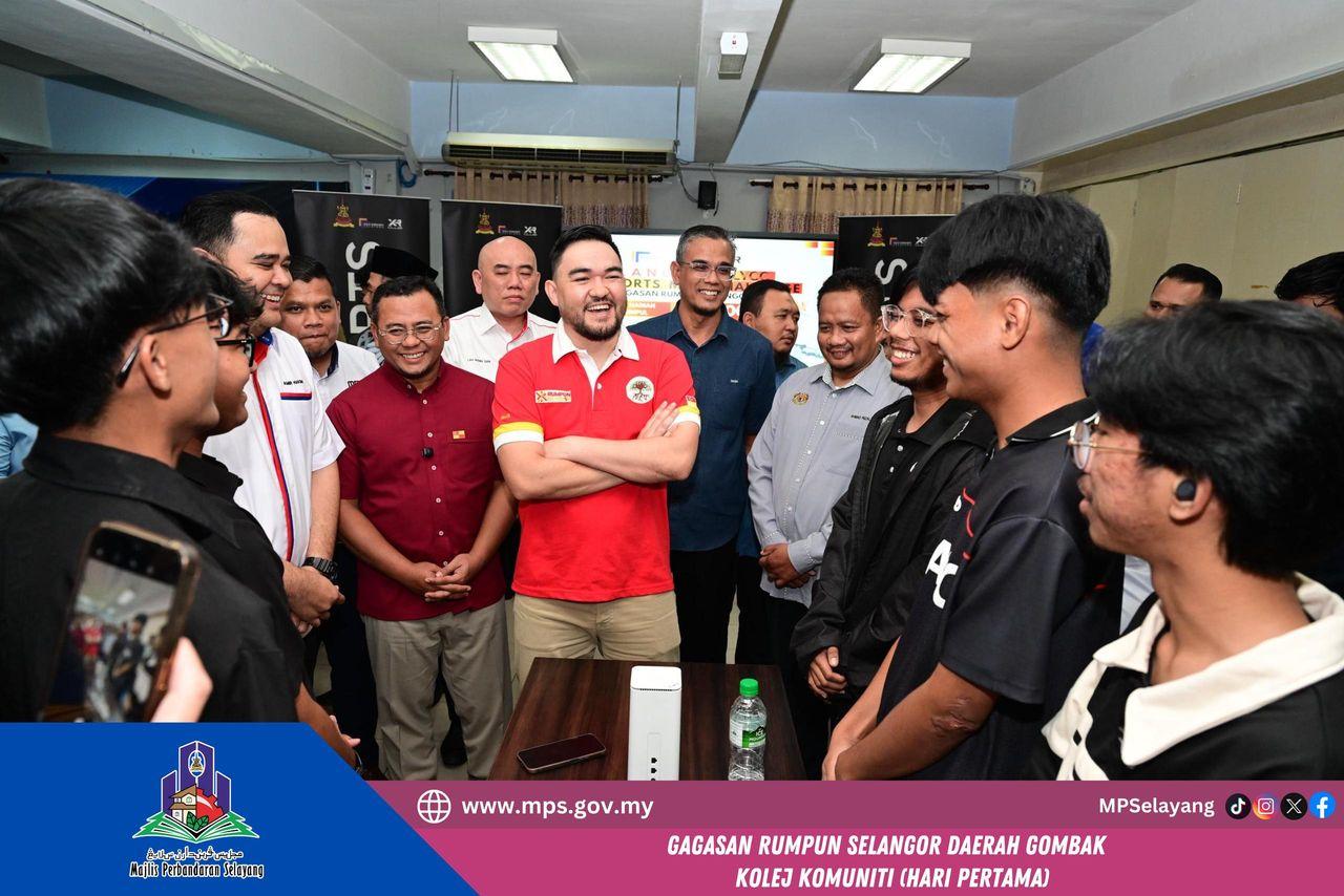 TAKLIMAT PENTADBIRAN, E-GAMES DYTM RAJA MUDA SELANGOR DI KOLEJ KOMUNITI SELAYANG