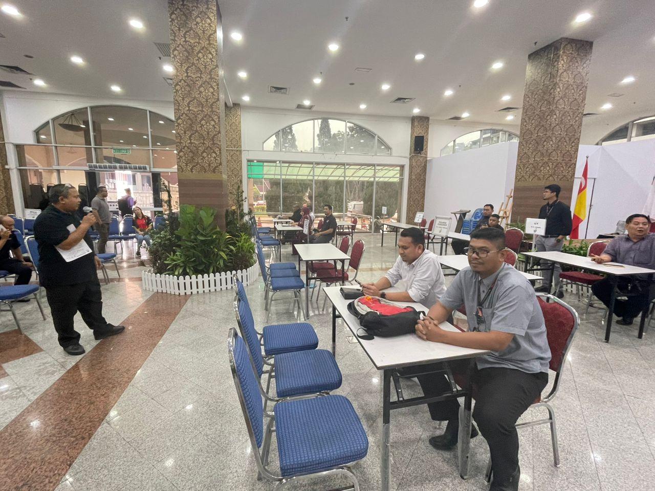 Simulasi Hari Penamaan Calon Pilihan Raya Umum Dewan Negeri Selangor ke-15