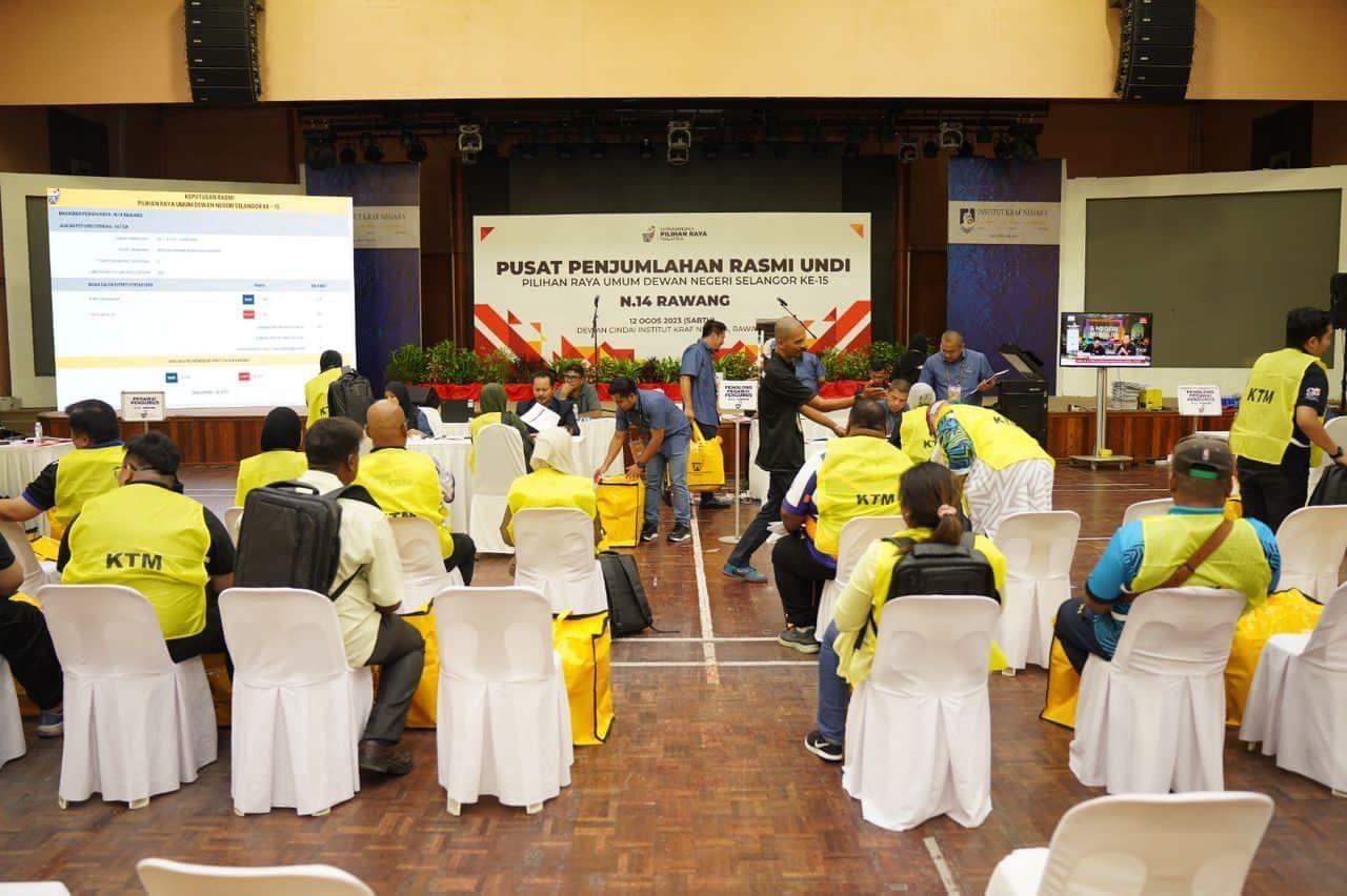 Keputusan Rasmi Pilihan Raya Dewan Undangan Negeri Selangor Ke-15 DUN N.13 Kuang, N.14 Rawang Dan N.15 Taman Templer