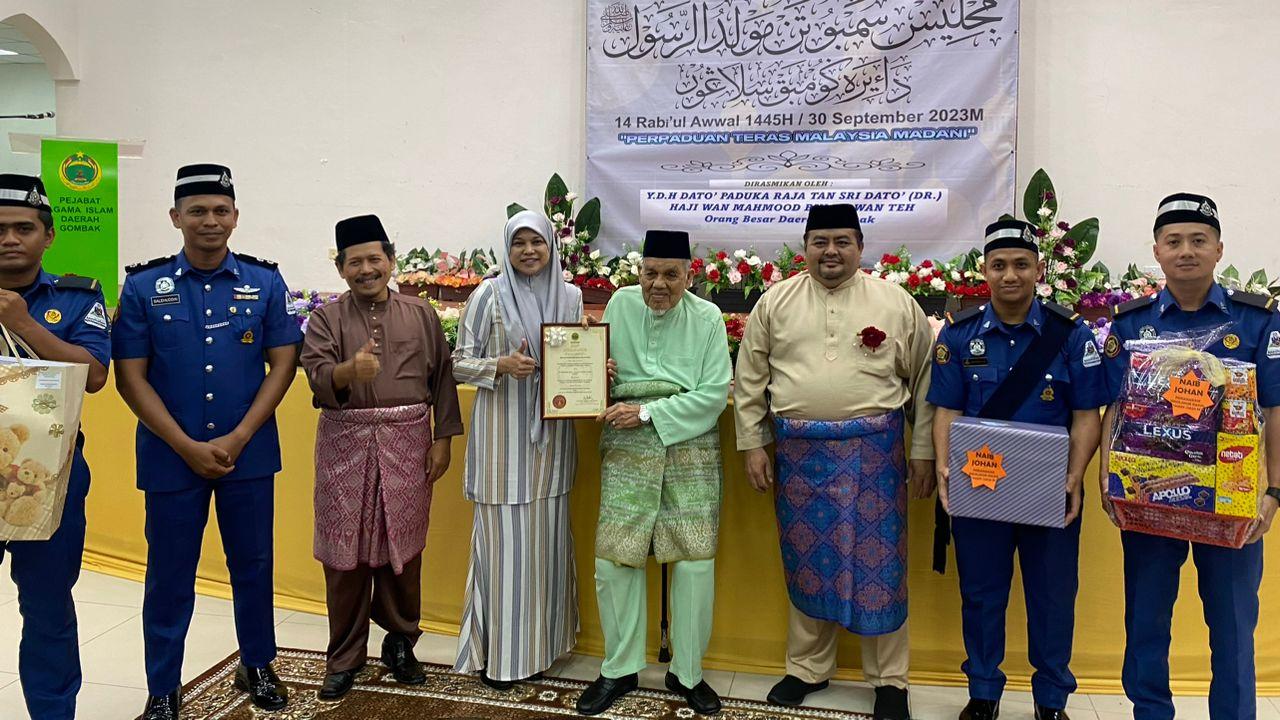 Naib Johan Sempena Sambutan Maulidur Rasul Daerah Gombak Tahun 2023