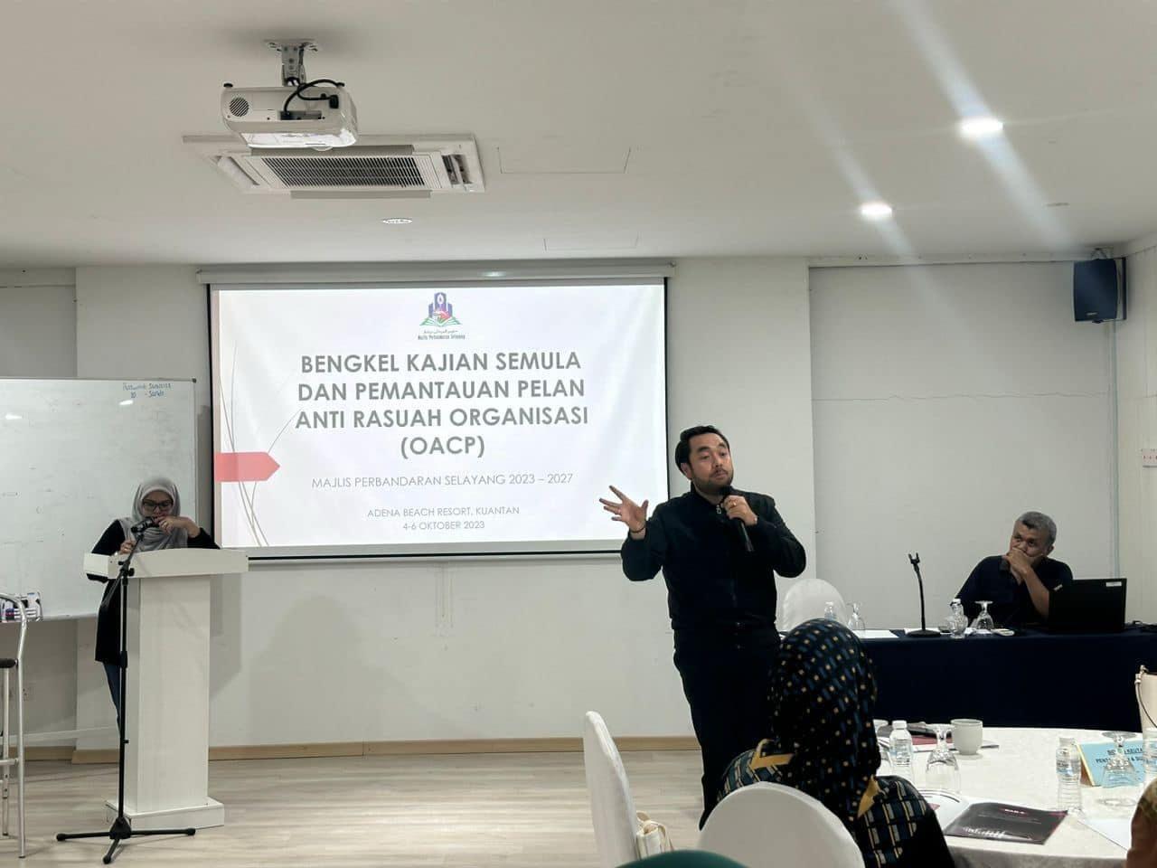 Bengkel Kajian Semula dan Pemantauan Pelan Anti Rasuah (OACP) MPS 2023-2027
