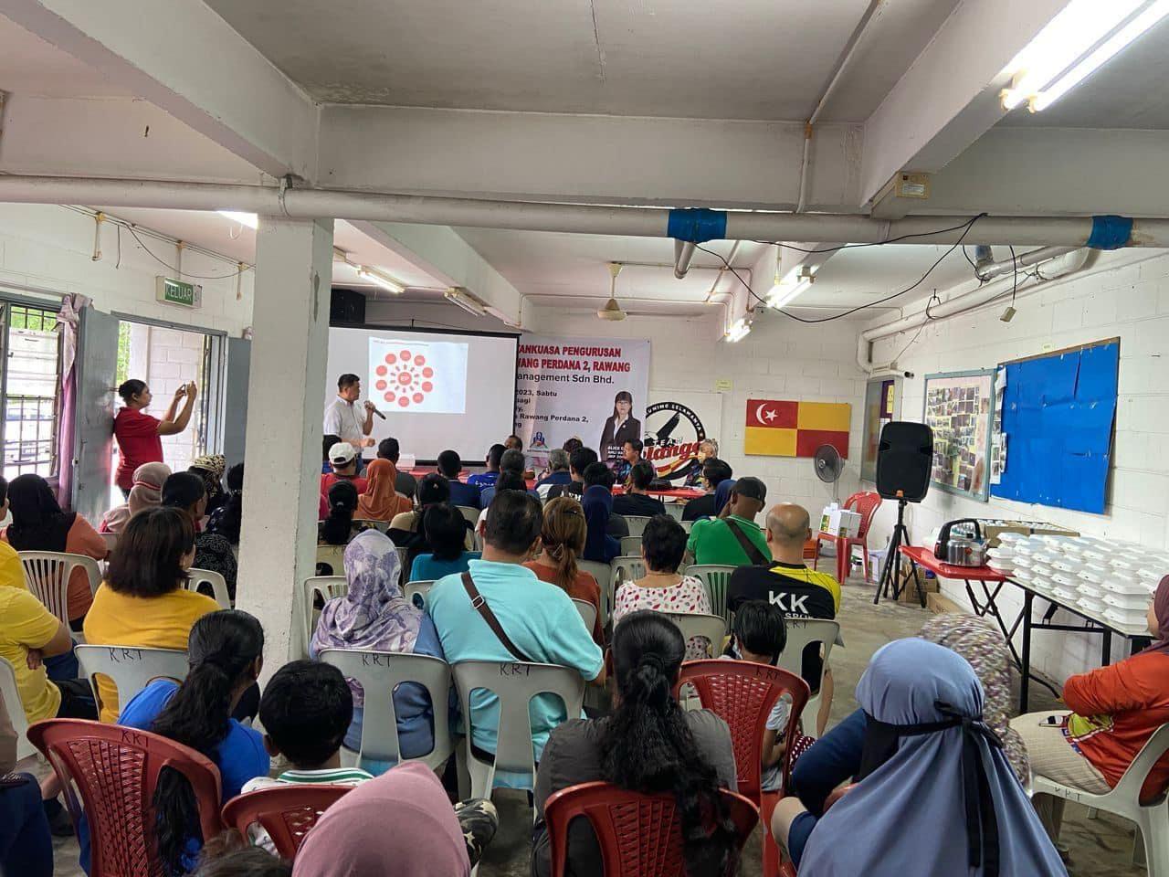 Sesi Penerangan Di Pangsapuri Lily, Taman Rawang Perdana 2