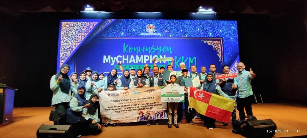 Pasukan COMBI Menang Pertandingan Projek Inovasi Perkhidmatan (Kategori Lisan)